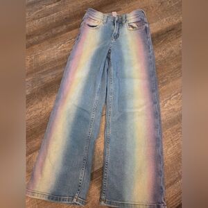 Rainbow Wash Girl's Jeans